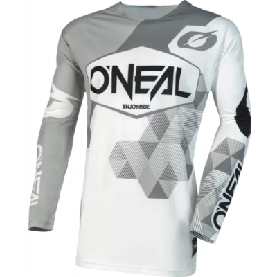 Μπλούζα μηχανής motocross O'NEAL MAYHEM COVERT V.22 ΑΣΠΡΟ