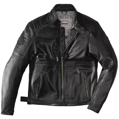 Δερμάτινο μπουφάν μηχανής SPIDI CLUBBER Extreme black
