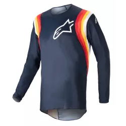 Μπλούζα μηχανής ALPINESTARS Fluid Corsa NAVY Μπλούζα μηχανής ALPINESTARS Fluid Corsa NAVY