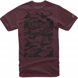 Ανδρική μπλούζα ALPINESTARS TEE TERRA MAROON Ανδρική μπλούζα ALPINESTARS TEE TERRA MAROON
