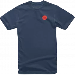 Ανδρική μπλούζα ALPINESTARS TEE FASTER NAVY Ανδρική μπλούζα ALPINESTARS TEE FASTER NAVY