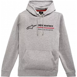 Φούτερ ALPINESTARS HOODIE LINEAR-RAC ΓΚΡΙ