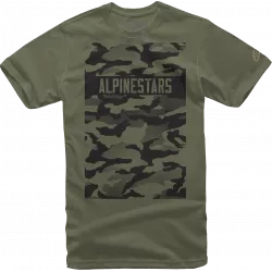 Ανδρική μπλούζα ALPINESTARS TEE TERRA MILITARY Ανδρική μπλούζα ALPINESTARS TEE TERRA MILITARY