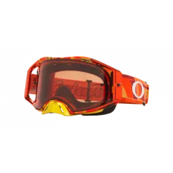 Μάσκα μηχανής motocross OAKLEY Airbrake Troy Lee Designs Quattro Orange/Prizm Mx Bronze