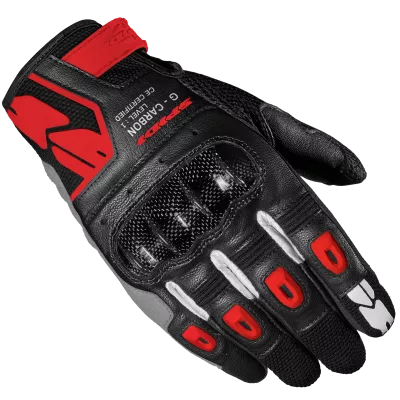 Γάντια μηχανής SPIDI G-CARBON ΚΟΚΚΙΝΟ