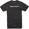 Μπλούζα μηχανής ALPINESTARS TEE LINEAR WORD ΜΑΥΡΟ