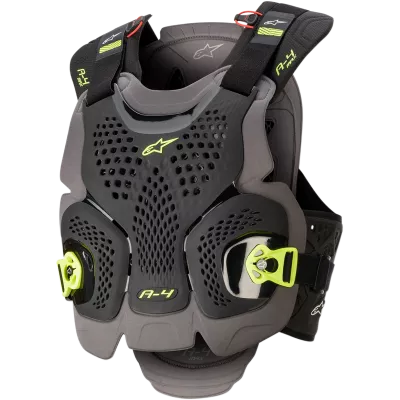 Προστασία θώρακα ALPINESTARS A-4 Max ΜΑΥΡΟ/ΚΙΤΡΙΝΟ