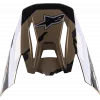 Sunvisor για κράνος motocross ALPINESTARS Supertech M5 ΜΑΥΡΟ/ΚΑΦΕ/ΑΣΠΡΟ