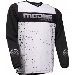 Μπλούζα μηχανής motocross MOOSE RACING QUALIFIER ΜΑΥΡΟ/ΑΣΠΡΟ Μπλούζα μηχανής motocross MOOSE RACING QUALIFIER ΜΑΥΡΟ/ΑΣΠΡΟ