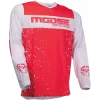 Μπλούζα μηχανής motocross MOOSE RACING QUALIFIER ΚΟΚΚΙΝΟ/ΑΣΠΡΟ