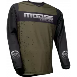 Μπλούζα μηχανής motocross MOOSE RACING QUALIFIER OLIVE/BLACK Μπλούζα μηχανής motocross MOOSE RACING QUALIFIER OLIVE/BLACK