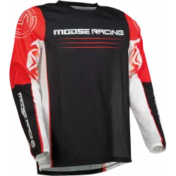 Μπλούζα μηχανής motocross MOOSE RACING SAHARA ΜΑΥΡΟ/ΚΟΚΚΙΝΟ Μπλούζα μηχανής motocross MOOSE RACING SAHARA ΜΑΥΡΟ/ΚΟΚΚΙΝΟ