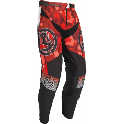 Παντελόνι μηχανής motocross MOOSE RACING SAHARA RED/BLACK 