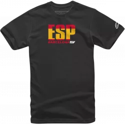 Ανδρική μπλούζα ALPINESTARS Spain Circuits T-Shirt ΜΑΥΡΟ Ανδρική μπλούζα ALPINESTARS Spain Circuits T-Shirt ΜΑΥΡΟ