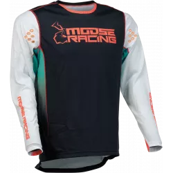 Μπλούζα μηχανής motocross MOOSE RACING AGROID TEAL/BLACK Μπλούζα μηχανής motocross MOOSE RACING AGROID TEAL/BLACK