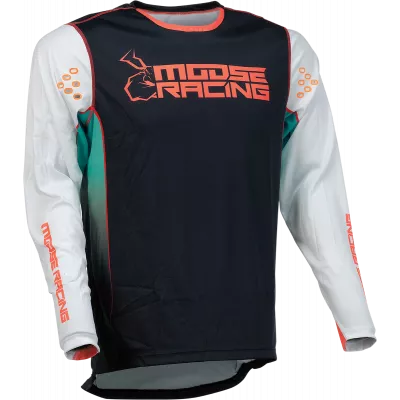 Μπλούζα μηχανής motocross MOOSE RACING AGROID TEAL/BLACK