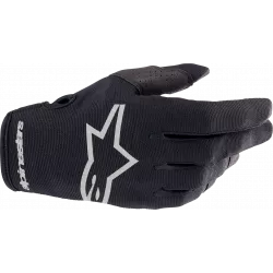 Γάντια μηχανής ALPINESTARS RADAR ΜΑΥΡΟ/ΑΣΗΜΙ