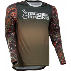 Μπλούζα μηχανής motocross MOOSE RACING AGROID OLIVE/ORANGE/GREEN Μπλούζα μηχανής motocross MOOSE RACING AGROID OLIVE/ORANGE/GREEN