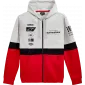 Φούτερ ALPINESTARS Position Zip Hoodie ΑΣΠΡΟ/ΚΟΚΚΙΝΟ/ΜΑΥΡΟ