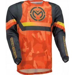 Μπλούζα μηχανής motocross MOOSE RACING SAHARA ΠΟΡΤΟΚΑΛΙ/ΜΑΥΡΟ