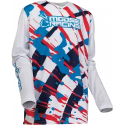 Παιδική μπλούζα motocross MOOSE RACING AGROID WHITE Παιδική μπλούζα motocross MOOSE RACING AGROID WHITE