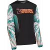 Παιδική μπλούζα motocross MOOSE RACING AGROID TEAL/ORANGE/BLACK