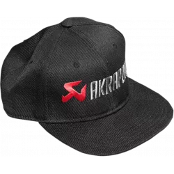 Καπέλο AKRAPOVIC FLAT ΜΑΥΡΟ