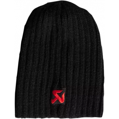 Σκούφος AKRAPOVIC BEANIE ΜΑΥΡΟ