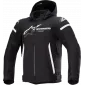 Μπουφάν μηχανής ALPINESTARS Zaca Waterproof ΜΑΥΡΟ/ΑΣΠΡΟ