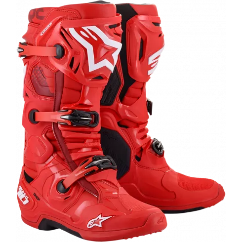 Μπότες μηχανής motocross ALPINESTARS TECH 10 ΚΟΚΚΙΝΟ Μπότες μηχανής motocross ALPINESTARS TECH 10 ΚΟΚΚΙΝΟ