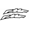 Αυτοκόλλητο μηχανής FMF FENDER Αυτοκόλλητο μηχανής FMF FENDER