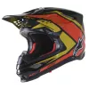 Κράνος motocross ALPINESTARS SM10 Carb BLACK/YELLOW/ORANGE