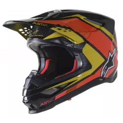 Κράνος μηχανής motocross ALPINESTARS SM10 Carb BLACK/YELLOW/ORANGE Κράνος μηχανής motocross ALPINESTARS SM10 Carb BLACK/YELLOW/ORANGE