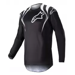 Μπλούζα μηχανής motocross Alpinestars Fluid Narin BLACK/WHT Μπλούζα μηχανής motocross Alpinestars Fluid Narin BLACK/WHT