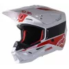 Κράνος μηχανής motocross ALPINESTARS SM5 BOND WHITE/RED