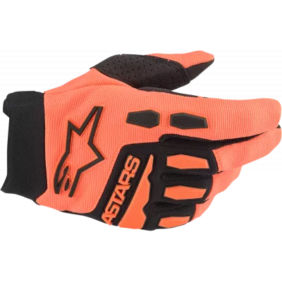 Παιδικά γάντια μηχανής ALPINESTARS Full Bore ORANGE/BLACK