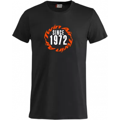 Κοντομάνικη μπλούζα μοτοσυκλέτας TWIN AIR BLACK