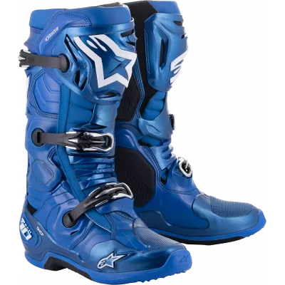 Μπότες μηχανής motocross ALPINESTARS TECH 10 ΜΠΛΕ/ΜΑΥΡΟ