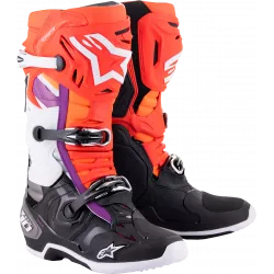 Μπότες μηχανής motocross ALPINESTARS TECH 10 BK/RD/OR/WT Μπότες μηχανής motocross ALPINESTARS TECH 10 BK/RD/OR/WT