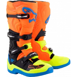 Μπότες μηχανής motocross ALPINESTARS TECH 5 OR FL/BL/YL Μπότες μηχανής motocross ALPINESTARS TECH 5 OR FL/BL/YL