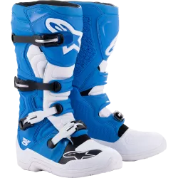 Μπότες μηχανής motocross ALPINESTARS TECH 5 ΜΠΛΕ/ΑΣΠΡΟ Μπότες μηχανής motocross ALPINESTARS TECH 5 ΜΠΛΕ/ΑΣΠΡΟ