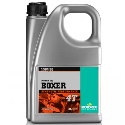 Λάδι μηχανής MOTOREX BOXER 4T SAE 15W/50 - 4 λίτρα