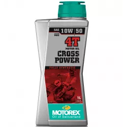 Λάδι μηχανής MOTOREX CROSS POWER 4T SAE 10W/50 MA2 - 1 λίτρο Λάδι μηχανής MOTOREX CROSS POWER 4T SAE 10W/50 MA2 - 1 λίτρο