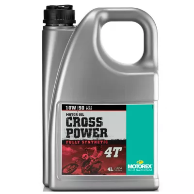 Λάδι μηχανής MOTOREX CROSS POWER 4T SAE 10W/50 MA2 - 4 λίτρα