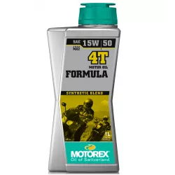Λάδι μηχανής MOTOREX FORMULA 4T SAE 15W/50 MA2 - 1 λίτρο Λάδι μηχανής MOTOREX FORMULA 4T SAE 15W/50 MA2 - 1 λίτρο