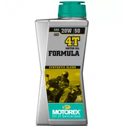 Λάδι μηχανής MOTOREX FORMULA 4T SAE 20W/50 HD MA2 - 1 λίτρο Λάδι μηχανής MOTOREX FORMULA 4T SAE 20W/50 HD MA2 - 1 λίτρο