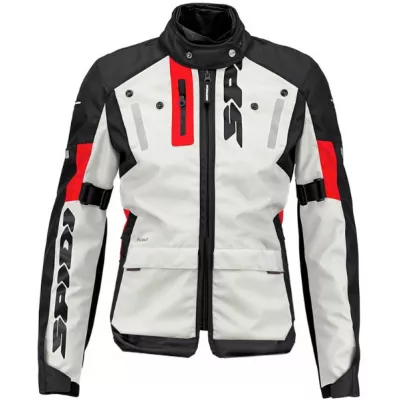 Γυναικείο μπουφάν μηχανής SPIDI CROSSMASTER Ice/Red Γυναικείο μπουφάν μηχανής SPIDI CROSSMASTER Ice/Red