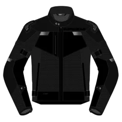 Υφασμάτινο  μπουφάν μοτοσυκλέτας SPIDI VENT PRO Black Υφασμάτινο  μπουφάν μοτοσυκλέτας SPIDI VENT PRO Black