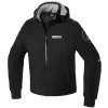 Μπουφάν μηχανής SPIDI Hoodie Armor H2Out ΜΑΥΡΟ/ΑΣΠΡΟ Μπουφάν μηχανής SPIDI Hoodie Armor H2Out ΜΑΥΡΟ/ΑΣΠΡΟ