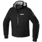 Μπουφάν μηχανής SPIDI Hoodie Armor H2Out ΜΑΥΡΟ/ΑΣΠΡΟ thumb